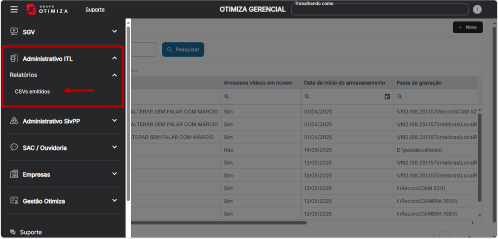 Consulta de dados no otimiza gerencial.PNG